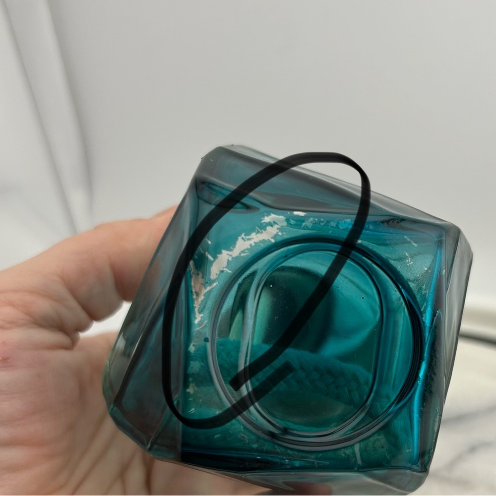 Eden Catalytic Lamp in Turquoise and Silver - Picture 7 of 10